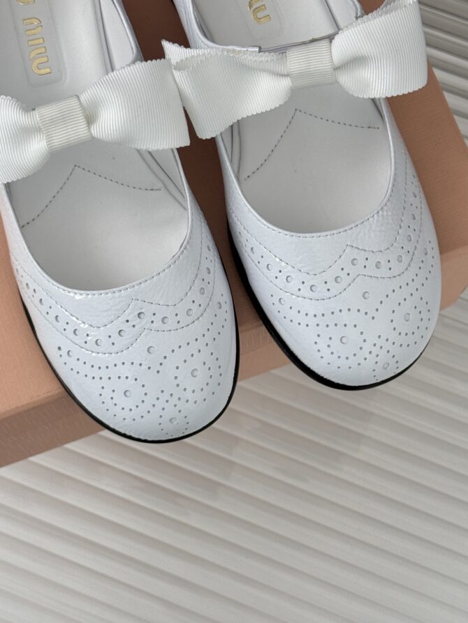 Miu Miu 25ss early spring new product thick heel shoes - Image 8