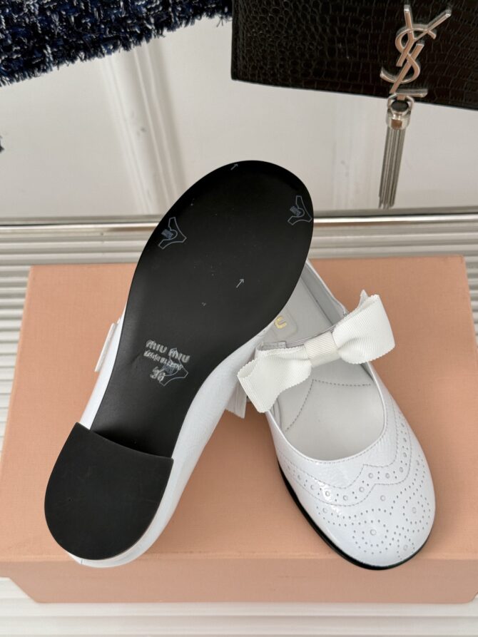 Miu Miu 25ss early spring new product thick heel shoes - Image 10