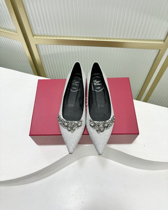 Roger vivier RV 25 snowflake diamond high heels shoes - Image 2