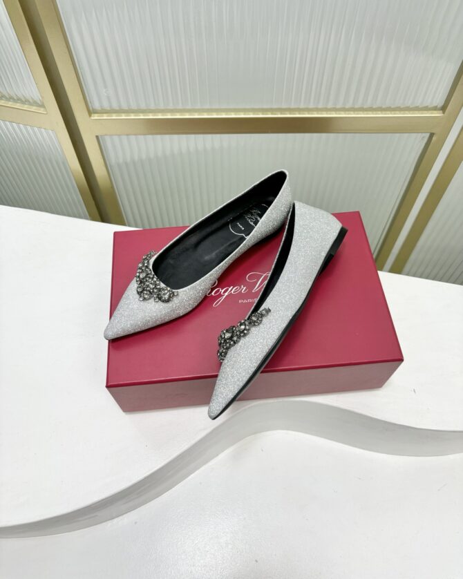 Roger vivier RV 25 snowflake diamond high heels shoes - Image 4