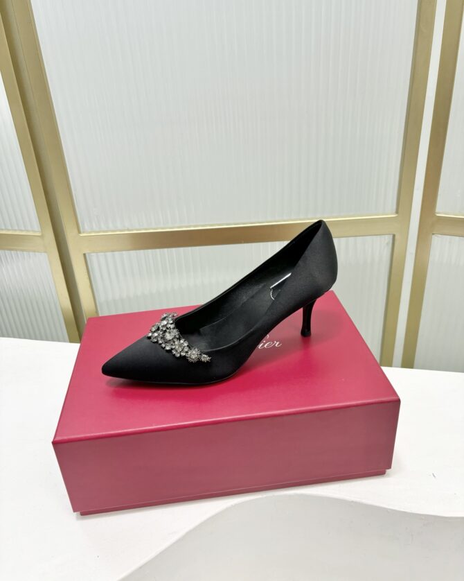 Roger vivier RV 25 snowflake diamond high heels shoes - Image 7