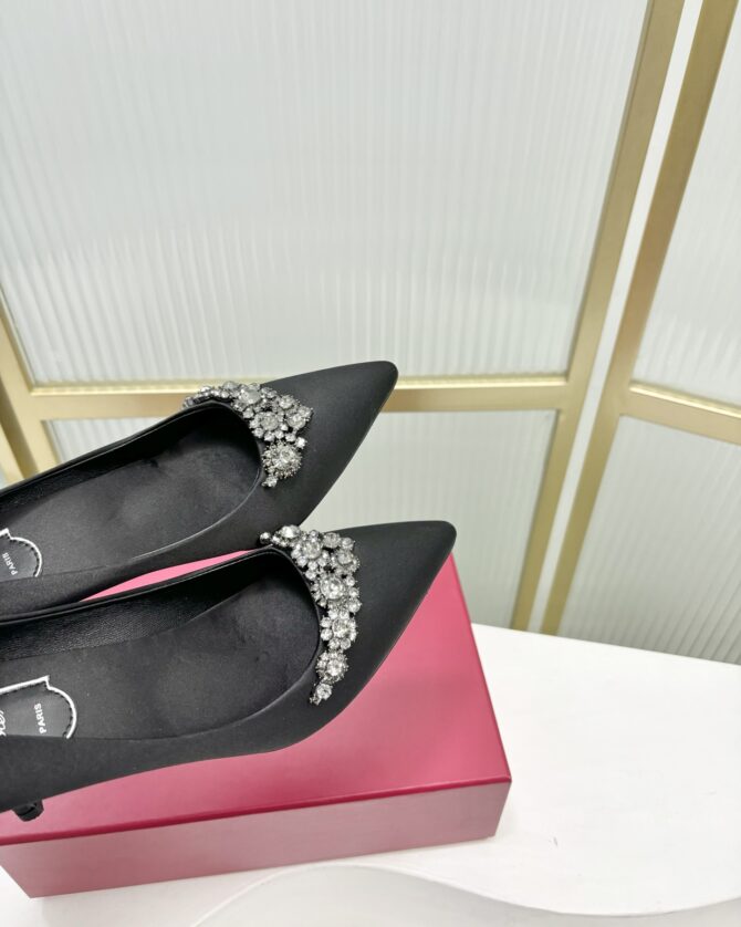 Roger vivier RV 25 snowflake diamond high heels shoes - Image 8