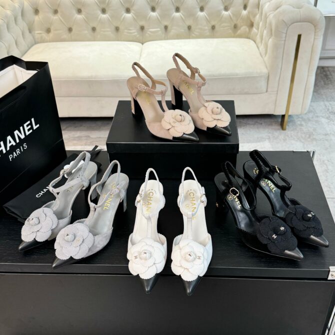 Chanel 24B new Camellia series shoes