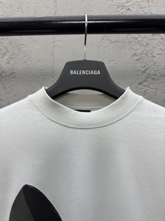 Balenciaga high heels printed short sleeves - Image 4