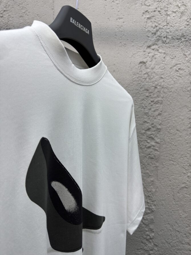 Balenciaga high heels printed short sleeves - Image 9