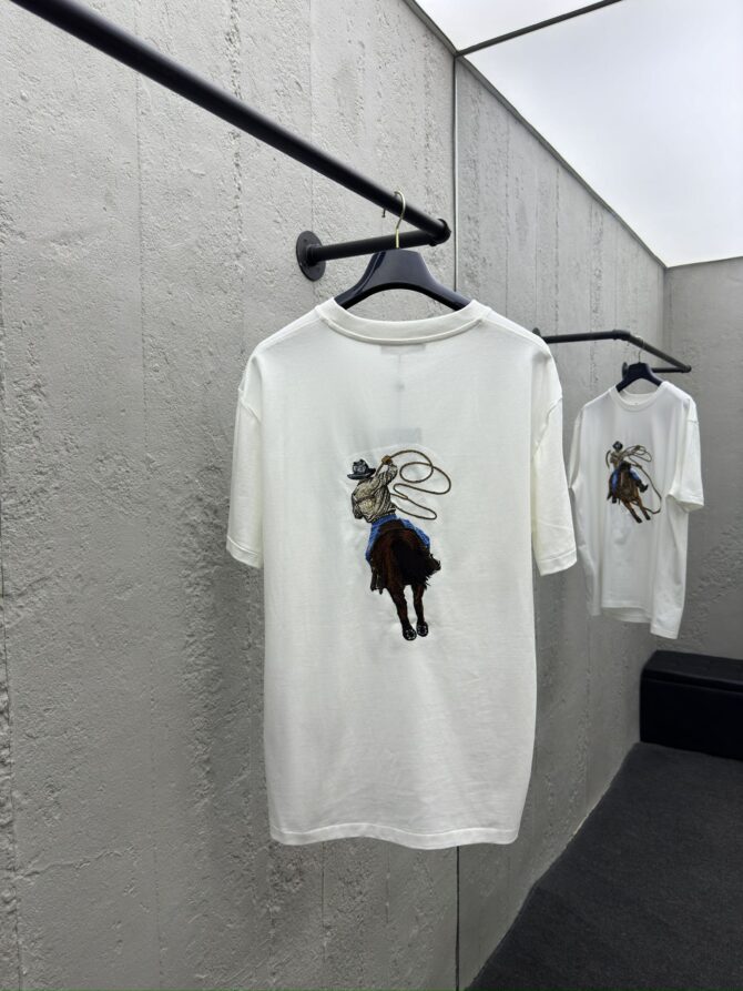 LOUIS VUITTON Western Cowboy Racing Short Sleeves - Gambar 3