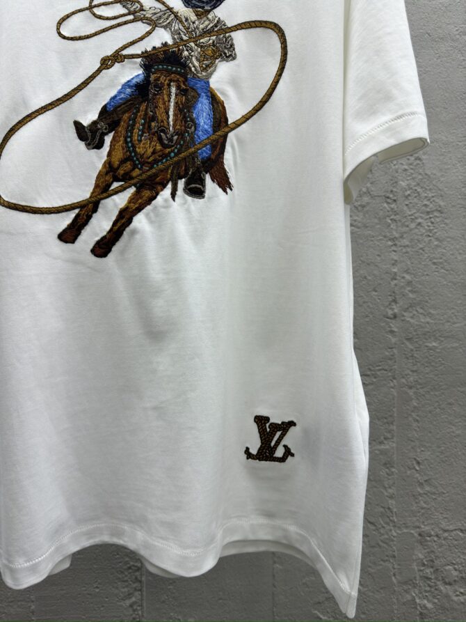 LOUIS VUITTON Western Cowboy Racing Short Sleeves - Gambar 8