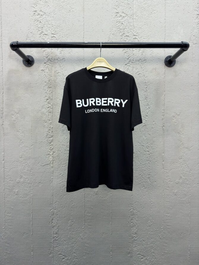 BURBERRY letter print short sleeves - Image 2