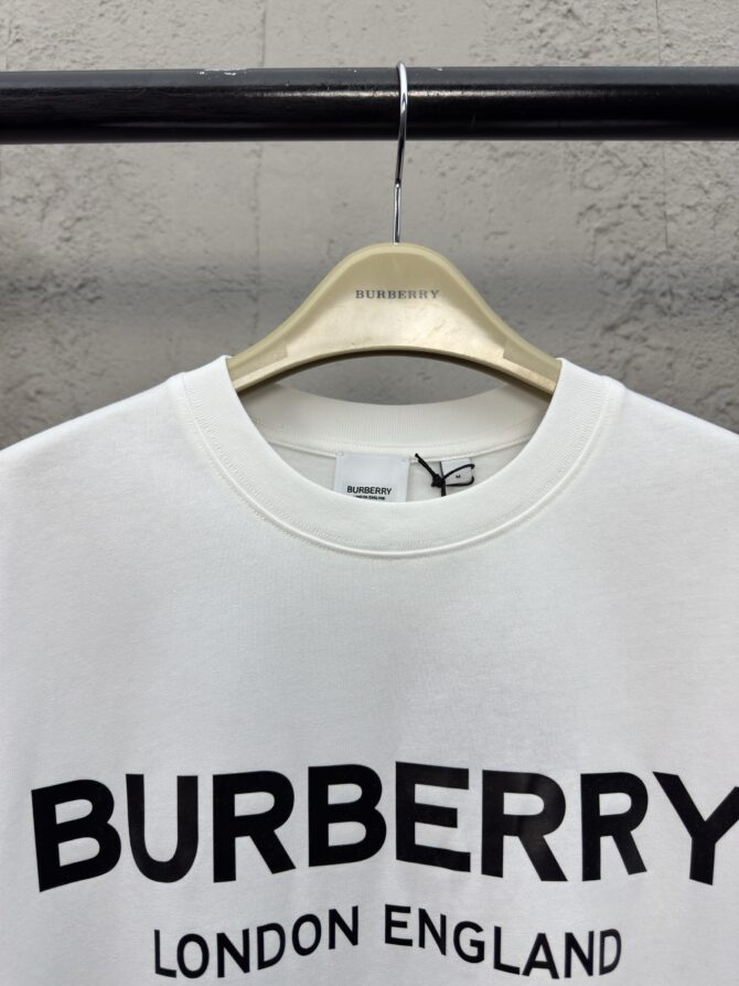 BURBERRY letter print short sleeves - Image 5