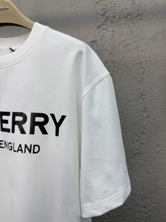 BURBERRY letter print short sleeves - Image 7