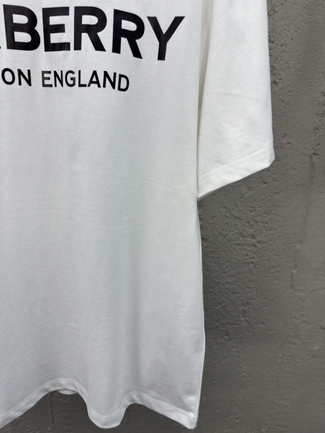 BURBERRY letter print short sleeves - Image 9